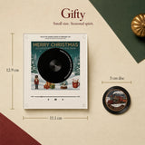 Gifty Christmas Record Light - dimensions