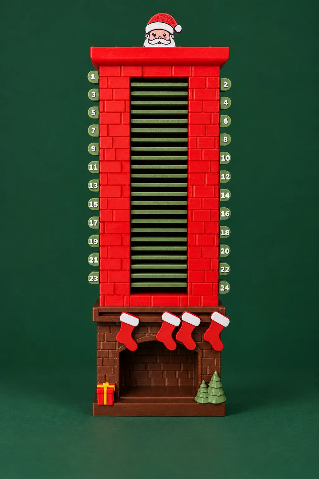 Countdown illustration: Santa at the top before the first pull